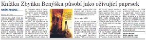 Knížka Zbyňka Benýška působí jako oživující paprsek